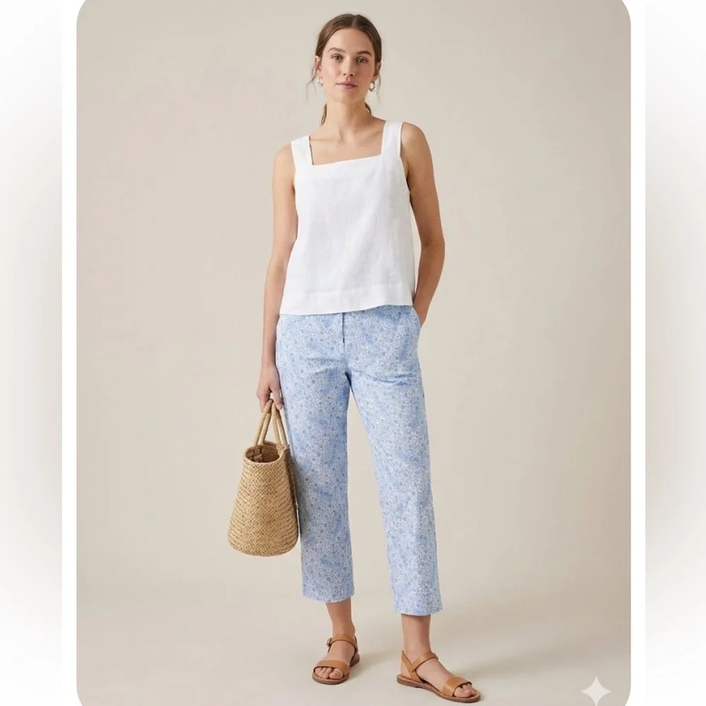 Brooks Brothers Cotton Paisley Capris​ - Picture 12 of 12